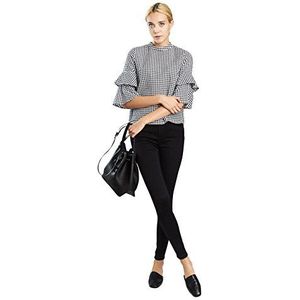 VERO MODA Mid Waist Shape-up Slim Fit Jeans VMSEVEN Black