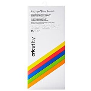 Cricut Smart Paper 10 stuks kartonnen stickers | lichtgevende knopen | 14 cm x 33 cm | voor gebruik Joy