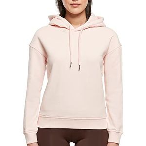 Urban Classics Sweatshirt met capuchon van biologisch katoen voor dames, trainingspak, roze, 3XL, Roze