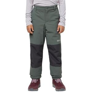 Jack Wolfskin Rascal Winter K Pantalon de randonnée unisexe pour enfant Vert ardoise