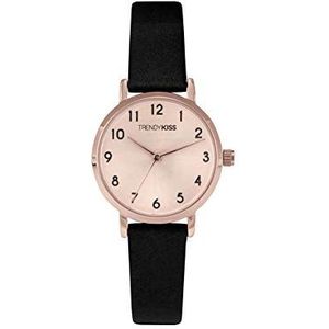 Trendy Kiss Casual horloge TRG10129-04, zwart, riem, zwart., riem