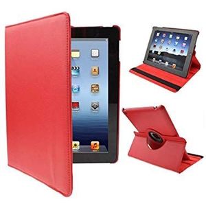 Étui cool pour iPad 2/iPad 3/4 en similicuir rouge (support)