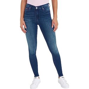Tommy Jeans Nora Mr Skny Nnmbs Jeans voor dames, Niceville middelblauwe stretchstof