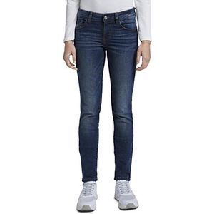 TOM TAILOR Slim jeans voor dames, Blauw (Dark Stone Wash Deni 10282)