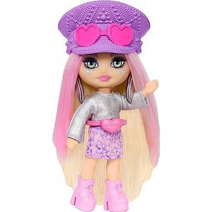 Barbie Barbie Extra Fly HPN07 reispop met metalen woestijnkleding en festivalaccessoires, kleine pop