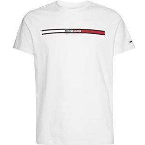 Tommy Hilfiger Tjm Essential Flag Tee T-shirts P/E heren, Wit