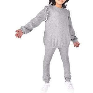M17 Sweatshirt voor kleine meisjes en kleine meisjes, Grijs Chinees