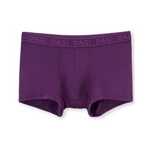Dagi Boxer violet en tricot pour homme - Coupe ajustée - Taille droite - Micro modal, lilas, S