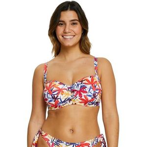 Sans Complexe Island Dream Bikinitop voor dames (1 stuk), Witte bloemen