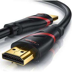 CSL HDMI-kabel 8K 2.1 2m 8K @ 60Hz / 120Hz 4K @ 240Hz 48Gbit/s HDMI 2.1 2.0a 2.0b 3D High Speed Ethernet HDTV UHD II Dynamic HDR-10+ eARC vernieuwingssnelheid