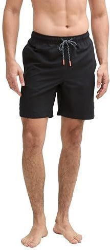 TOM TAILOR Short de bain pour homme, 29999 - Noir., XL