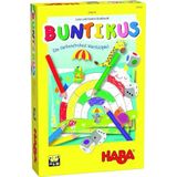 HABA 305538 Bunticus, spel vanaf 4 jaar voor 2-4 spelers, speelduur 10 minuten, dobbelspel en schilderspel in één, cadeau-idee om mee te nemen, spelen en te schilderen
