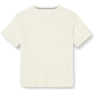 s.Oliver T-shirt met korte mouwen voor heren, Wit (646)