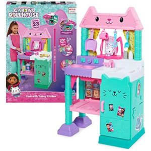 Gabby's Dollhouse, Cakey Kookset voor kinderen met keukenaccessoires, voedselspelletjes, geluiden, muziek en speelgoed voor kinderen voor meisjes en jongens vanaf 3 jaar