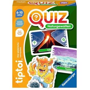 Ravensburger tiptoi 00167 Quiz Natuurgeweld, Quizspel voor kinderen vanaf 6 jaar, voor 1-4 spelers
