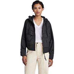 G-STAR RAW dames windjack sporty, Zwart (Dk Black D117-6484)