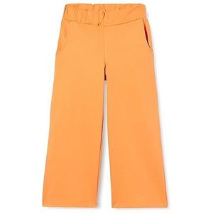 Bestseller A/S Nkfvanita Wide Swe Pant Unb L1 Trainingsbroek voor meisjes, Nectarine