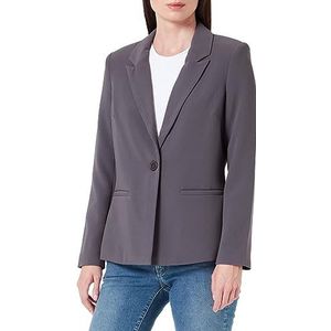 VERO MODA Vmsandy LS Slim Blazer Noos Damesblazer, Grijs gestreept