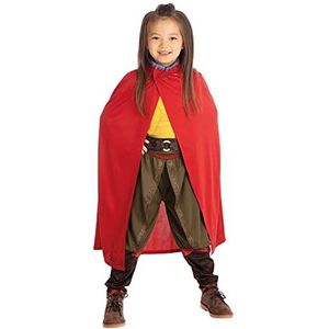 Rubies Gestreepte cape voor kinderen, rood, XL (1)