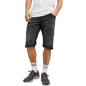 JACK & JONES Jjiscale Jjlong Ge 607 I.k Sn Shorts voor heren, Zwarte jeans