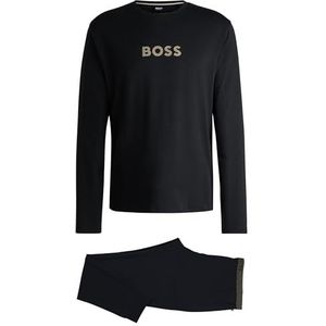 BOSS Cadeau lange pyjamaset heren, zwart.