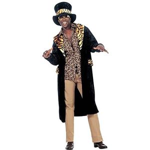 Widmann - Big Daddy kostuum, mantel en hoed, pakketten, carnaval, themafeest