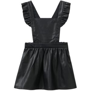 United Colors of Benetton Robe pour fille, Noir, 1 ans