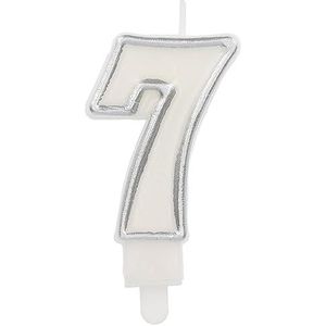 Folat 24167 Simply Chique Zilveren Cijfer/Nummer 7-9 cm Verjaardagsdecoratie Verjaardagsdecoratie voor Kinderen Feestjes Bruiloft Bedrijfsfeesten Verjaardag Zilver 9 cm