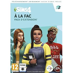 Les Sims 4 À la Fac (EP8)| Pack d'extension | PC/Mac | Jeu Vidéo | Code dans la boite | Français