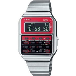 Casio CA-500WE-4BEF horloge, zilver, armband, zilver., Armband
