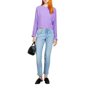 SISLEY 4W44576T6 Damesbroek (1 stuk), Lichtblauw denim 901, 34