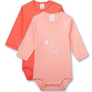 Sanetta 324238 Babymeisjes bodysuit 2 stuks, Roze