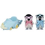 Sylvanian Families 5695 Pinguïn Baby's Speelset - 2 Fluweelzachte Baby Speelfiguren-