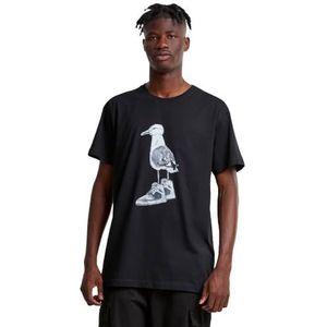 Mister Tee Mt1926 - Seagull Sneakers T-shirt voor heren (1 stuk), zwart.