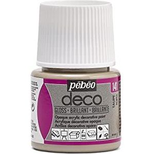 Pébéo Deco 092141 kleur, glanzend, 45 ml, taupe
