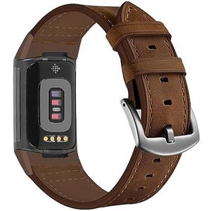 Nigaee Leren armband, compatibel met Fitbit Versa 4/Versa 3/Sense 2/Sense 2/Sense leren armband, compatibel met Fitbit Sense/Sense 2/Versa 3/Versa 4