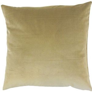 The Pillow Collection Nizar kussensloop, velours, effen, 43005 x 43005 x 15048 cm, groen