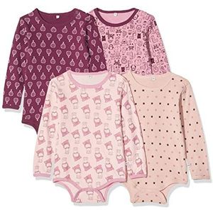 Pippi Baby Body meisje paars (Lilac 600), 92, paars (Lilac 600)
