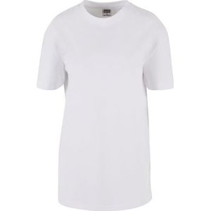 Urban Classics Oversized T-shirt voor dames, boyfriend-stijl, verkrijgbaar in vele kleuren, maten XS tot 5XL, wit, XL, extra lang, Wit