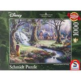 Snow White Discovers the Cottage - Puzzel (1000)