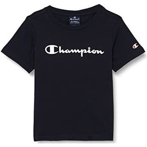 Champion Legacy American Classics-Logo S/S T-shirt voor kinderen en jongens, marineblauw, 3-4 jaar, Navy Blauw