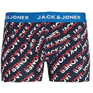 JACK & JONES Jaclogo Trunk Sn boxershorts voor heren, marineblauwe blazer/detail: met rode pompje, M, Marineblauwe blazer/detail: met rode pompa