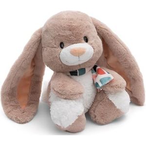 Pluche dier Fjella Konijn 75 cm bruin - schattige pluche knuffel om te knuffelen, om te spelen, voor kinderen en volwassenen, een geweldig cadeau-idee