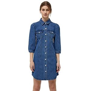 Desires Ebba dames jeansjurk, 9610 Mid Blue Denim