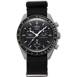 Stanchev reserve horlogeband van nylon, voor Omega X Swatch, MoonSwatch, Rolex, Seiko horloges, 20 mm