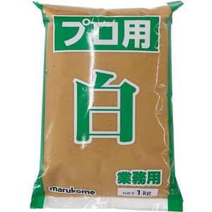 Marukome Puro Yo Shiro Miso-soep pasta uit Japan - ideaal voor het maken van soepen en kruiden van sauzen en dressings, 1 x 1 kg