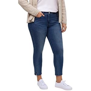 Ulla Popken Dames, Sarah Jeans, Blue Denim, 50, Blue Denim, 50, Blue Denim, 52, Blauwe Denim