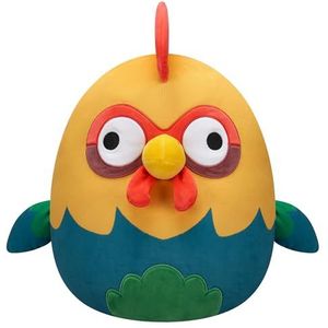 Squishmallows SQDI00949 Hei Hei Official Jazwares knuffeldier, 25 cm, superzacht knuffeldier