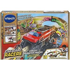 VTech - Car-Board Racers Circuit auto's, 563905, bruin,