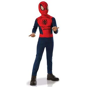 Rubie's I-620877L Klassiek officieel kostuum - Spider-Man, kinderen, maat L, 7 tot 8 jaar